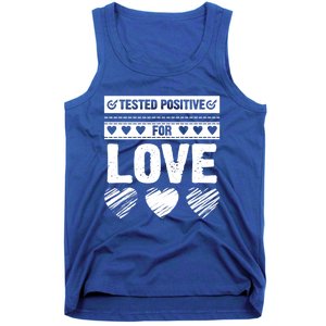 Tested Positive For Love Valentine's Day For Couples Pajama Meaningful Gift Tank Top