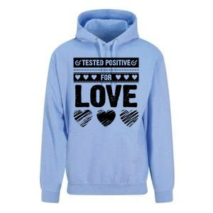 Tested Positive For Love Valentine's Day For Couples Pajama Meaningful Gift Unisex Surf Hoodie