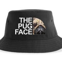 The Pug Face Dog Funny Pug Sustainable Bucket Hat