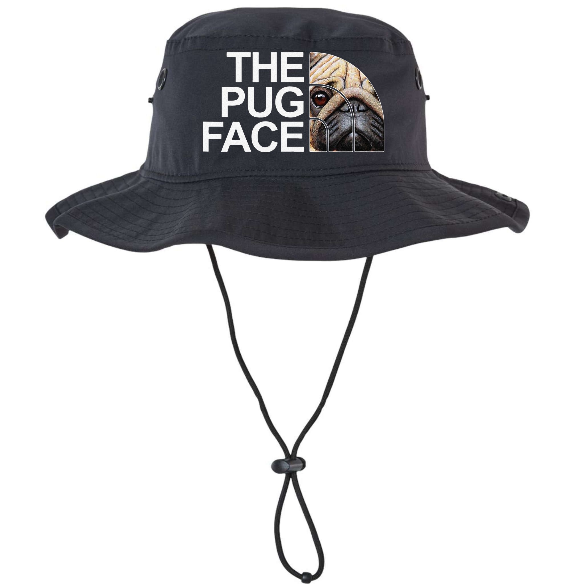 The Pug Face Dog Funny Pug Bucket Hat