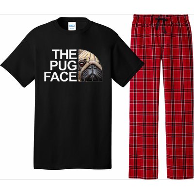 The Pug Face Dog Funny Pug Pajama Set