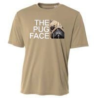 The Pug Face Dog Funny Pug Cooling Performance Crew T-Shirt