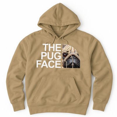 The Pug Face Dog Funny Pug Hoodie