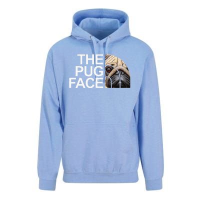 The Pug Face Dog Funny Pug Unisex Surf Hoodie