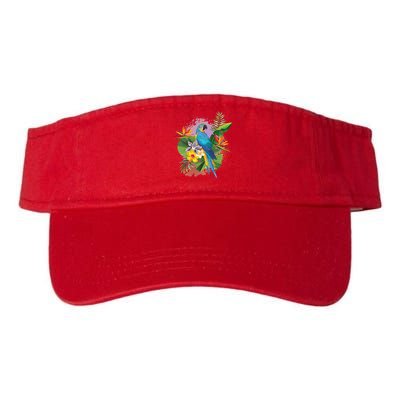 Tropical Paradise Flower Parrot Visor