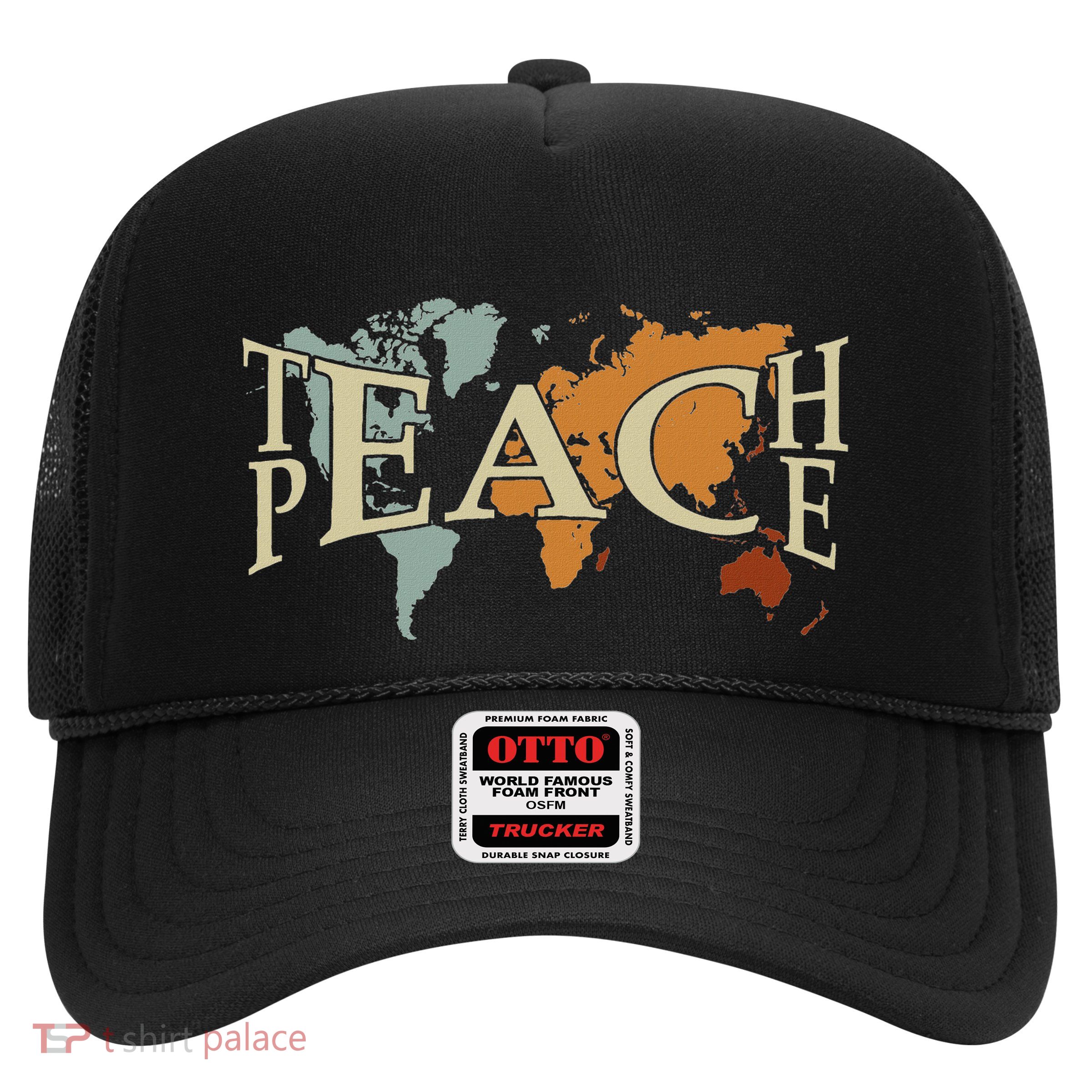 Teach Peace For Teachers And Educators Counselor Trucker Hat
