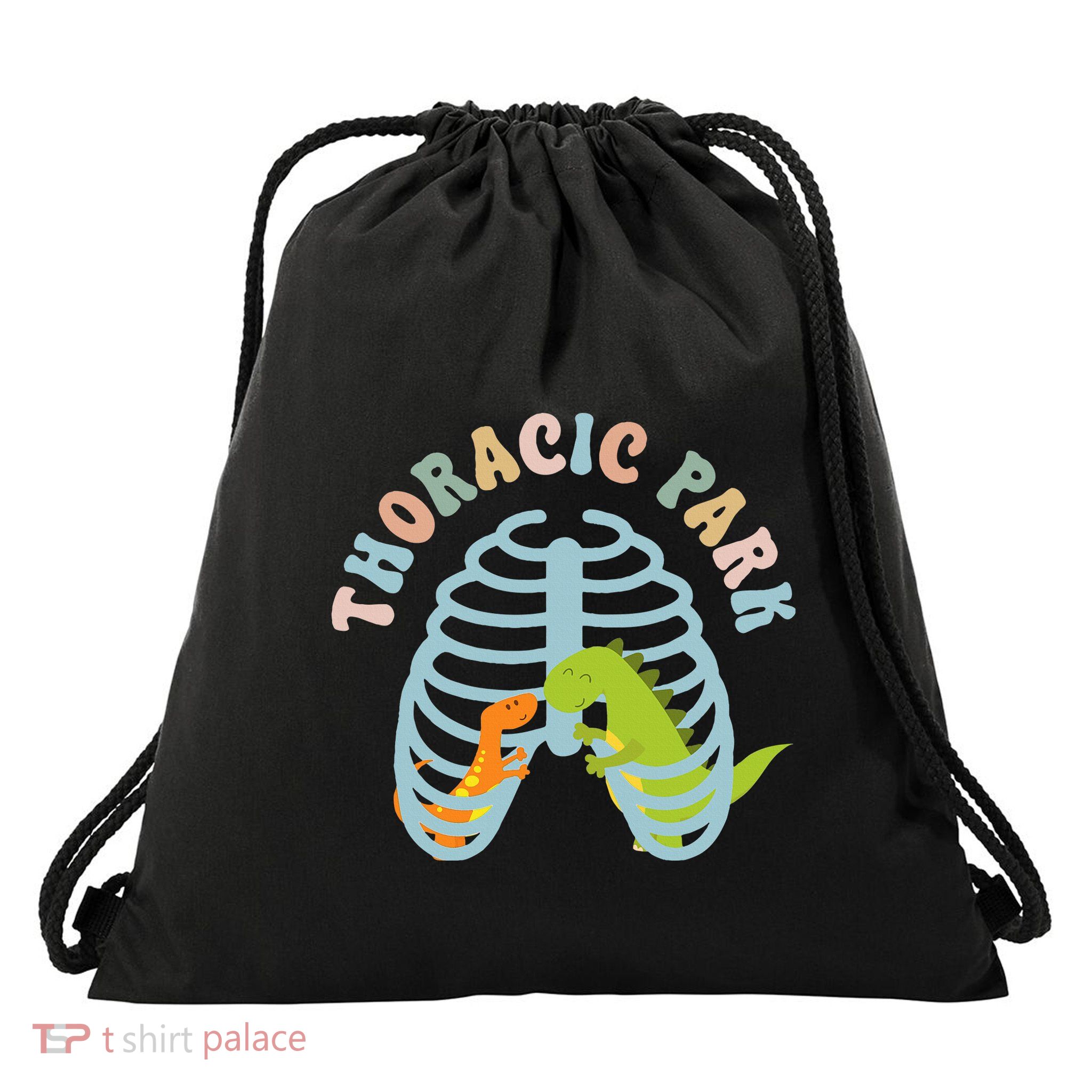 Thoracic Park Funny Nurse Musculoskeletal Cond Drawstring Bag