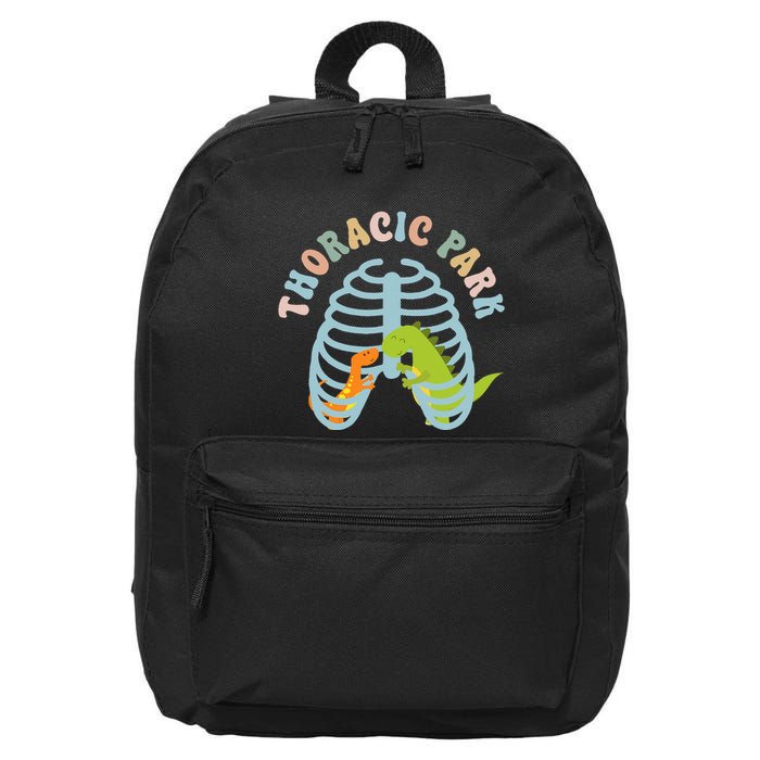 Thoracic Park Funny Nurse Musculoskeletal Cond 16 in Basic Backpack