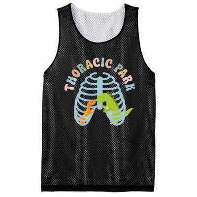 Thoracic Park Funny Nurse Musculoskeletal Cond Mesh Reversible Basketball Jersey Tank