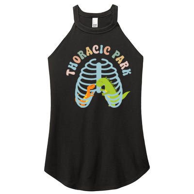 Thoracic Park Funny Nurse Musculoskeletal Cond Women’s Perfect Tri Rocker Tank