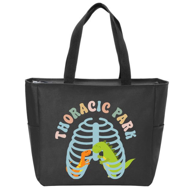 Thoracic Park Funny Nurse Musculoskeletal Cond Zip Tote Bag