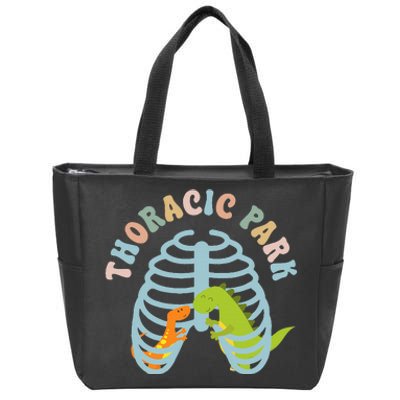 Thoracic Park Funny Nurse Musculoskeletal Cond Zip Tote Bag