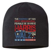 The Purpose Fotr This Post Menopausal Female Harris Walz 24 Sustainable Beanie