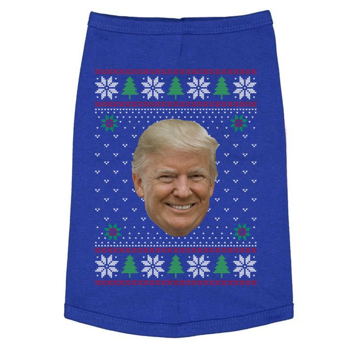 Trump Pajama Funny Gift Ugly Christmas Political Gag Gift Meaningful Gift Doggie Tank