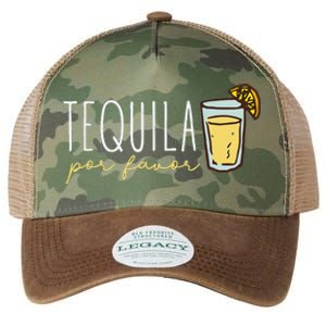 Tequila Por Favor Mexican Tequila Spanish Tequila Please Legacy Tie Dye Trucker Hat