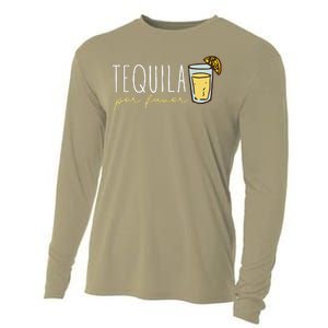 Tequila Por Favor Mexican Tequila Spanish Tequila Please Cooling Performance Long Sleeve Crew