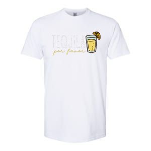 Tequila Por Favor Mexican Tequila Spanish Tequila Please Softstyle CVC T-Shirt