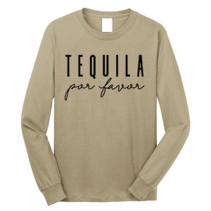 Tequila Por Favor Party Funny Drinking Cinco De Mayo Long Sleeve Shirt