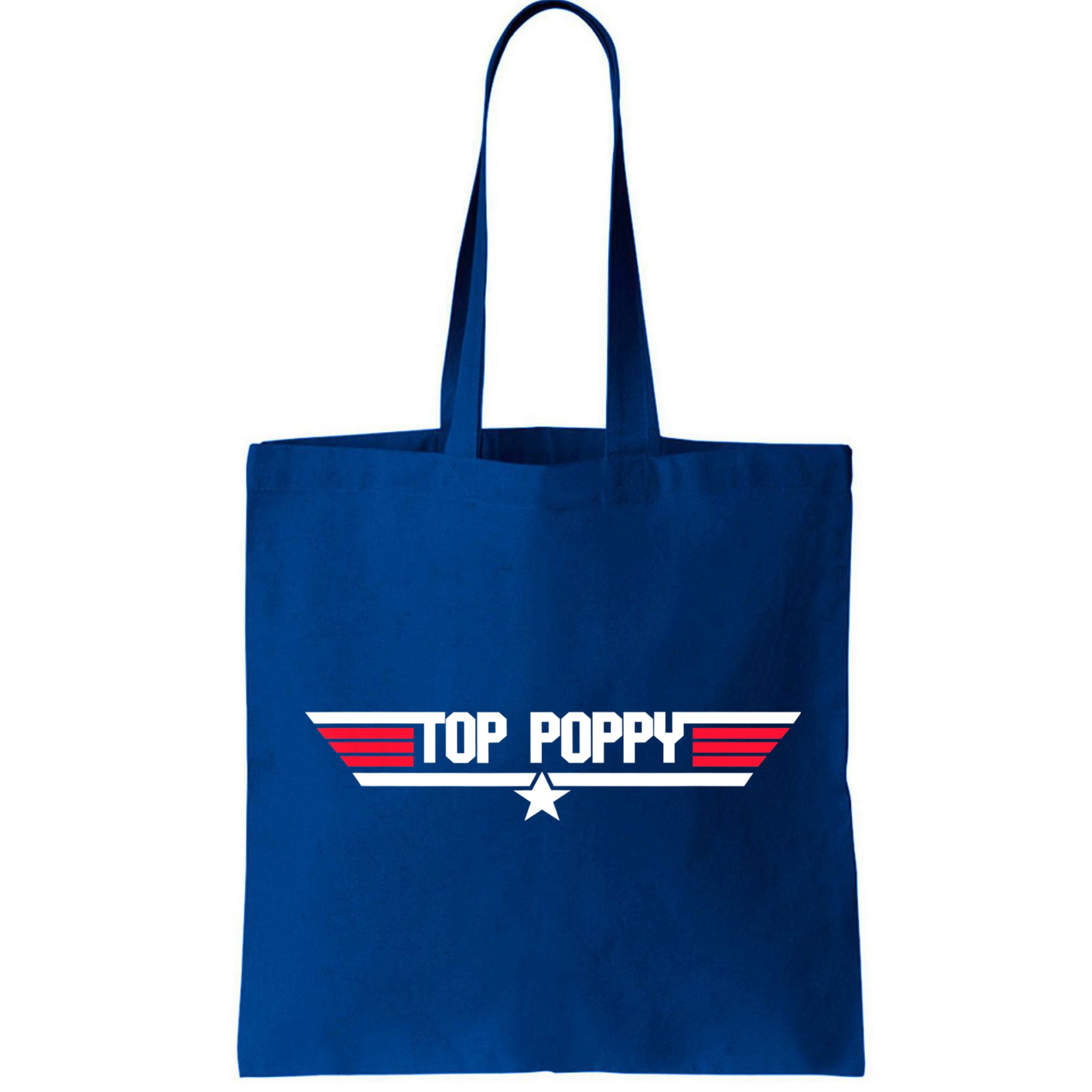 Top Poppy Funny Father Grandpa 80s Father's Day Gift Bag
