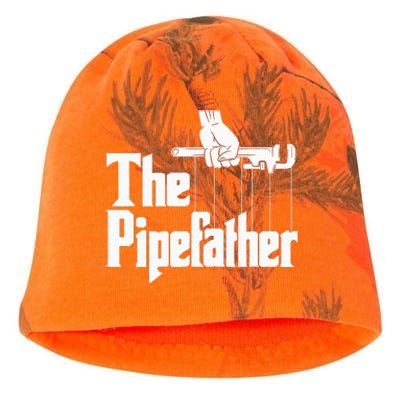 The Pipefather Funny Plumber Plumbing Handyman Pipe Fitter Kati - Camo Knit Beanie