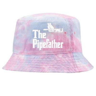 The Pipefather Funny Plumber Plumbing Handyman Pipe Fitter Tie-Dyed Bucket Hat