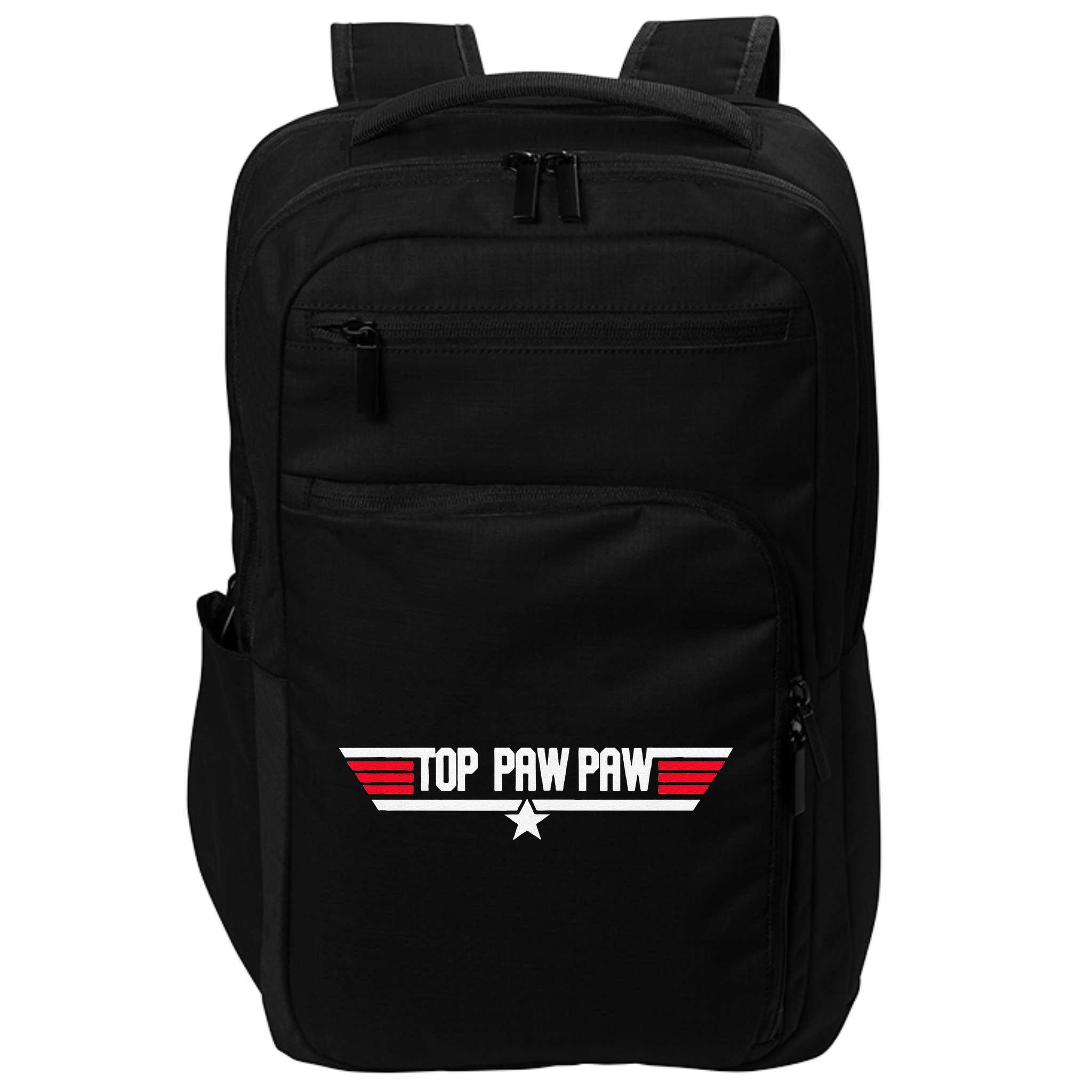 Top Pawpaw Funny Father Grandpa 80s Fathers Day Gift Impact Tech Backpack