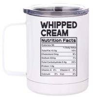 Thanksgiving Pjs For Family Whipped Cream Nutrition Facts 12 oz Stainless Steel Tumbler Cup