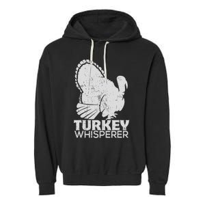 Turkey Pilgrim Farmer Animal Lover Hunting Distressed Garment-Dyed Fleece Hoodie