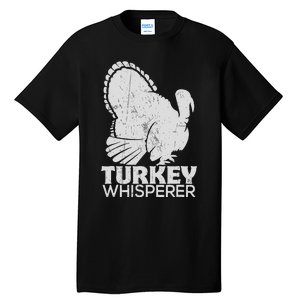 Turkey Pilgrim Farmer Animal Lover Hunting Distressed Tall T-Shirt