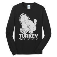 Turkey Pilgrim Farmer Animal Lover Hunting Distressed Tall Long Sleeve T-Shirt