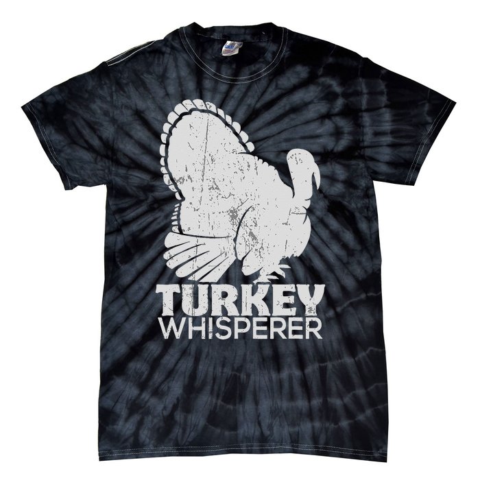 Turkey Pilgrim Farmer Animal Lover Hunting Distressed Tie-Dye T-Shirt