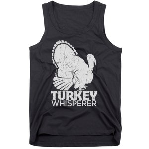 Turkey Pilgrim Farmer Animal Lover Hunting Distressed Tank Top