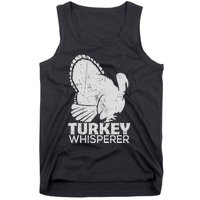 Turkey Pilgrim Farmer Animal Lover Hunting Distressed Tank Top