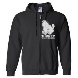 Turkey Pilgrim Farmer Animal Lover Hunting Distressed Full Zip Hoodie