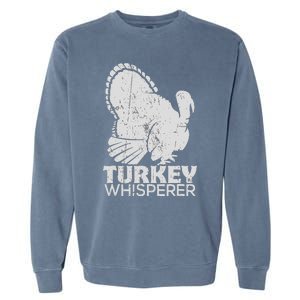 Turkey Pilgrim Farmer Animal Lover Hunting Distressed Garment-Dyed Sweatshirt