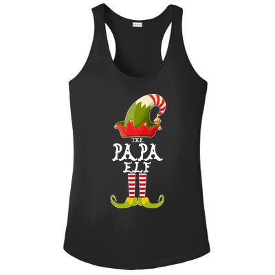 The Papa Funny Christmas Gift Matching Family Group Cute Gift Ladies PosiCharge Competitor Racerback Tank