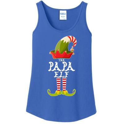 The Papa Funny Christmas Gift Matching Family Group Cute Gift Ladies Essential Tank