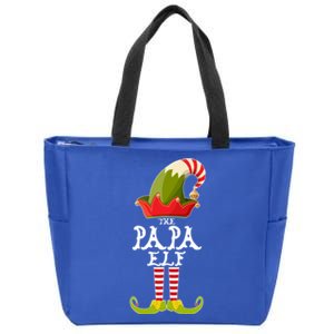 The Papa Funny Christmas Gift Matching Family Group Cute Gift Zip Tote Bag