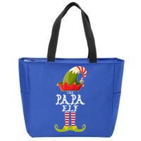 The Papa Funny Christmas Gift Matching Family Group Cute Gift Zip Tote Bag