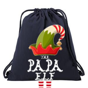 The Papa Funny Christmas Gift Matching Family Group Cute Gift Drawstring Bag