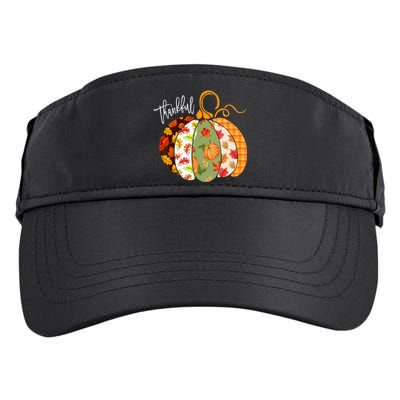 Thankful Pumpkin Fall Autumn Cute Halloween Adult Drive Performance Visor