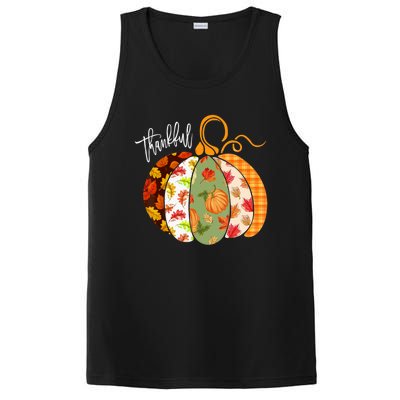 Thankful Pumpkin Fall Autumn Cute Halloween PosiCharge Competitor Tank