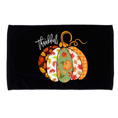 Thankful Pumpkin Fall Autumn Cute Halloween Microfiber Hand Towel