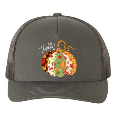 Thankful Pumpkin Fall Autumn Cute Halloween Yupoong Adult 5-Panel Trucker Hat