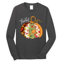 Thankful Pumpkin Fall Autumn Cute Halloween Long Sleeve Shirt