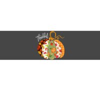 Thankful Pumpkin Fall Autumn Cute Halloween Bumper Sticker