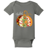 Thankful Pumpkin Fall Autumn Cute Halloween Baby Bodysuit