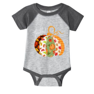 Thankful Pumpkin Fall Autumn Cute Halloween Infant Baby Jersey Bodysuit