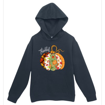 Thankful Pumpkin Fall Autumn Cute Halloween Urban Pullover Hoodie