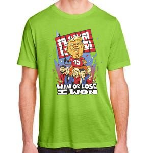 Trump Politician Football Parody Adult ChromaSoft Performance T-Shirt